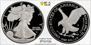2025-W $1 Silver Eagle PR69DCAM