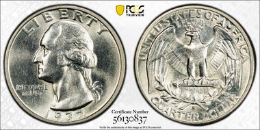 1932-D 25C AU58