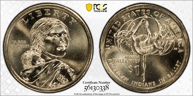 2023-P $1 Native American Position B MS65