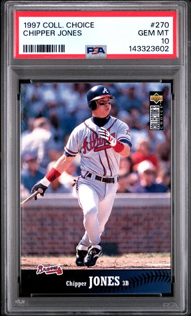 1997 COLLECTOR'S CHOICE #270 Chipper Jones front
