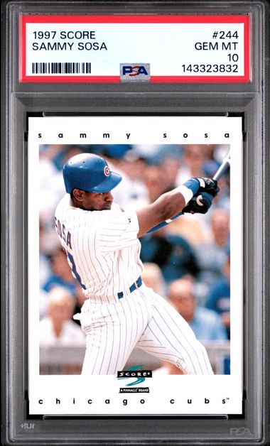 Score Sammy Sosa front