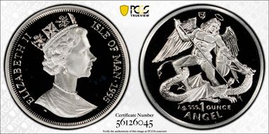 1995-PM Angel Silver PR68DCAM