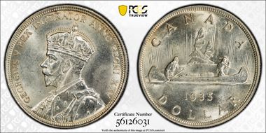 1935 S$1 MS63