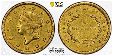 1850 G$1 AU53