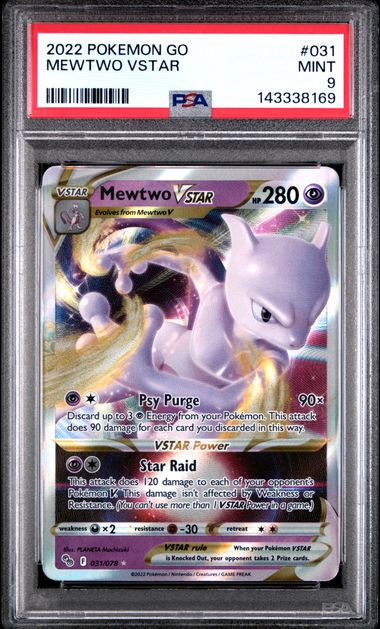 Pokemon VSTAR Mewtwo front