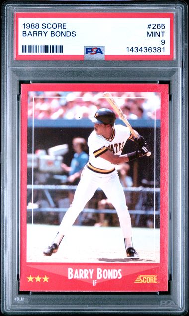 Score Barry Bonds front