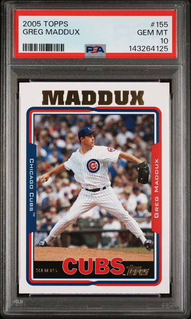 Topps Greg Maddux front