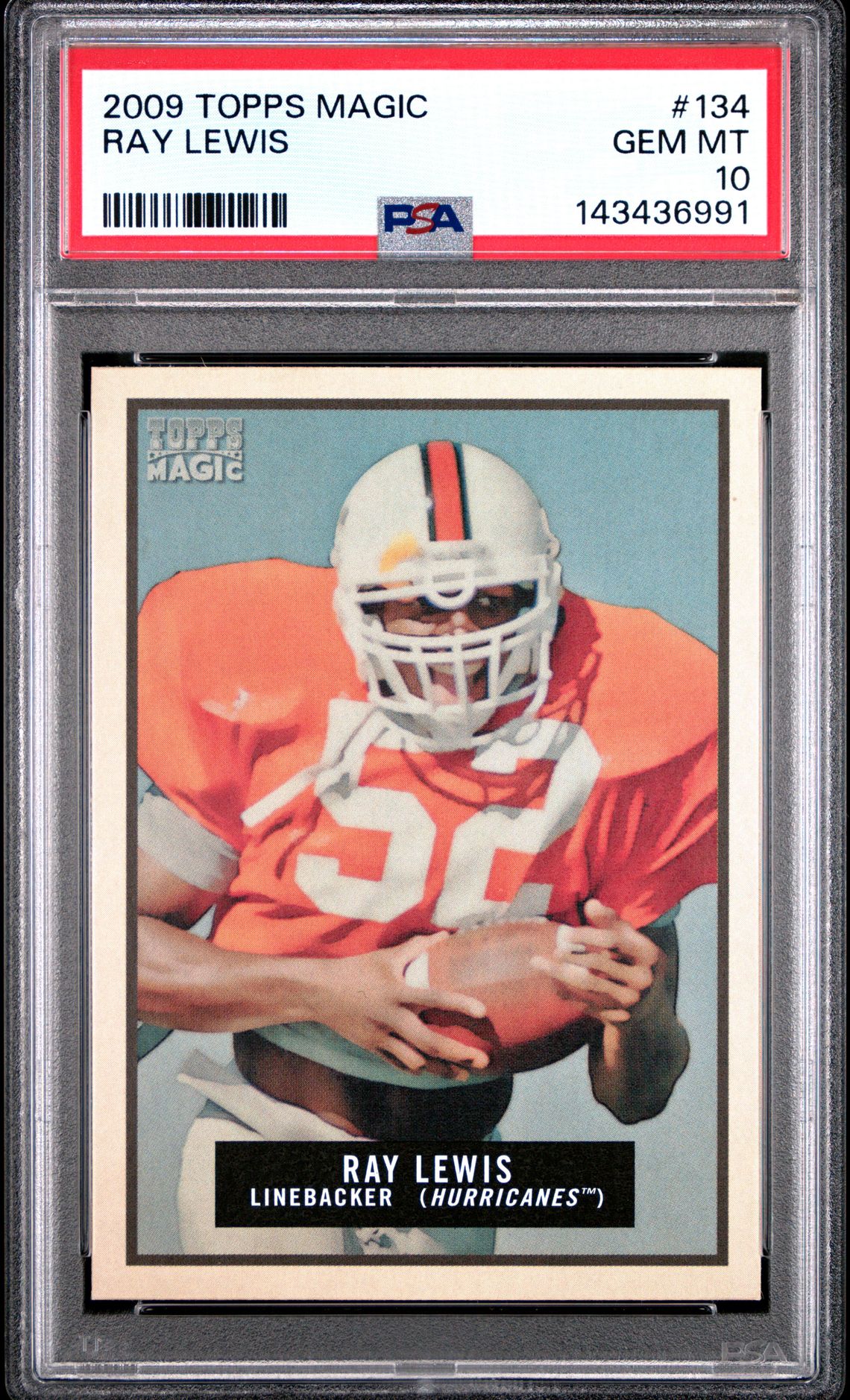 2009 Topps TOPPS MAGIC #134 Ray Lewis front