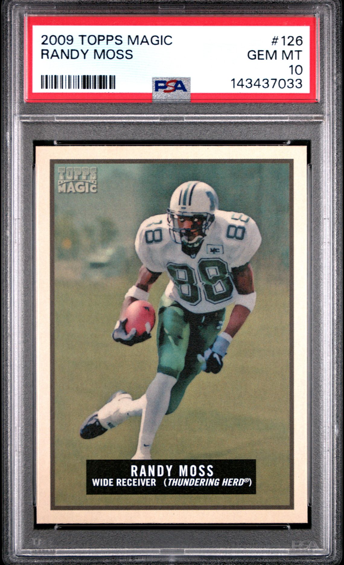 2009 Topps TOPPS MAGIC #126 Randy Moss front