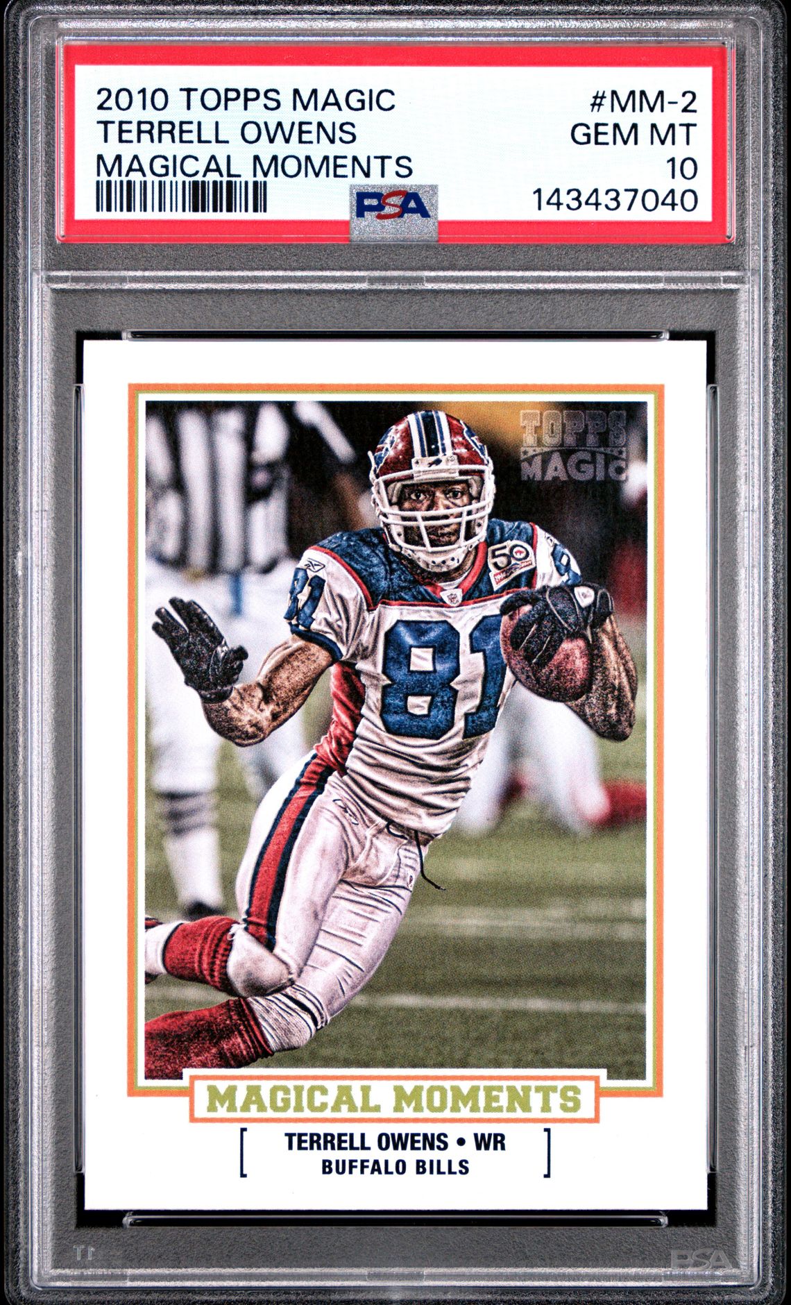 2010 Topps TOPPS MAGIC MAGICAL MOMENTS #MM-2 Terrell Owens front