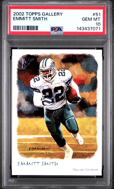 2002 #51 Emmitt Smith front