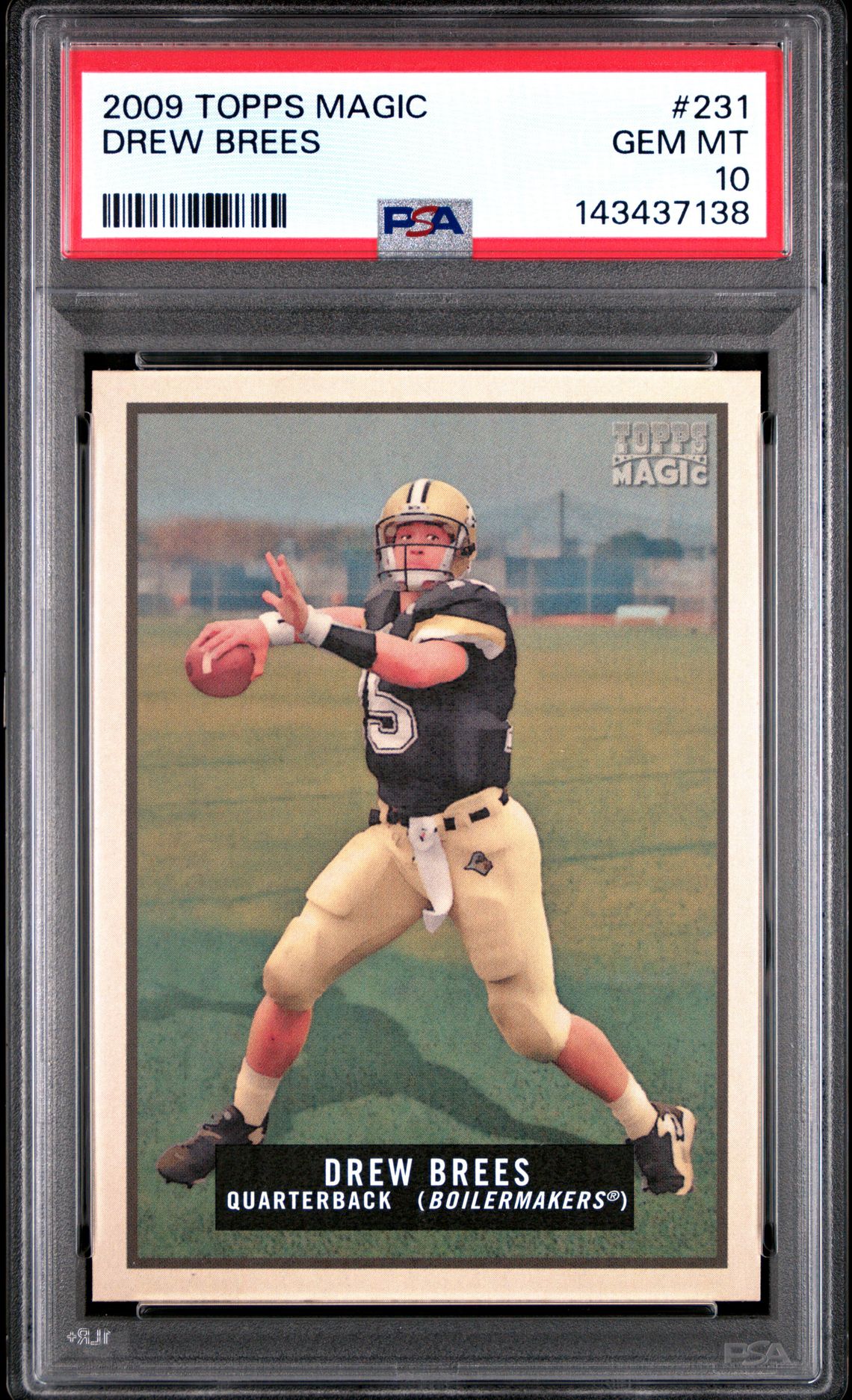 2009 Topps TOPPS MAGIC #231 Drew Brees front