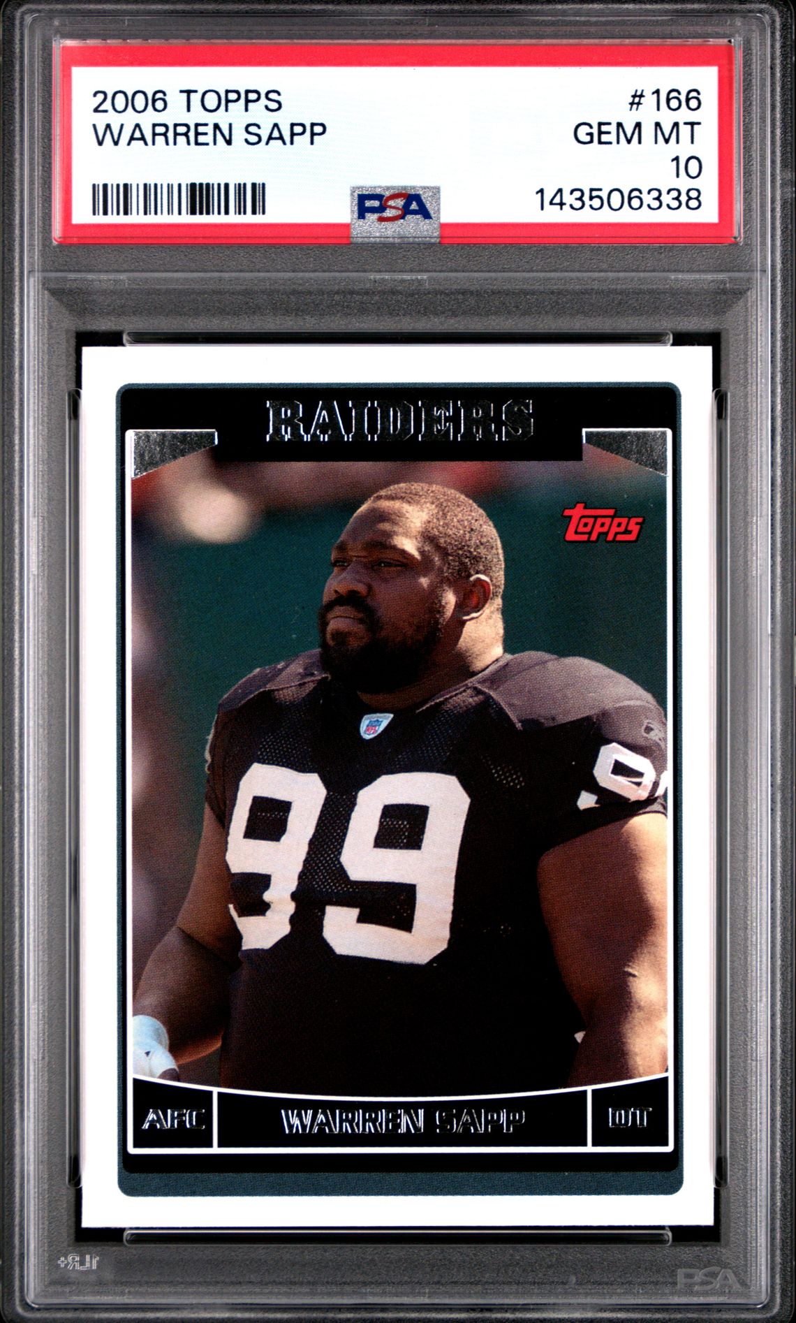 2006 Topps TOPPS #166 Warren Sapp front
