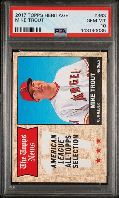 Topps Mike Trout front