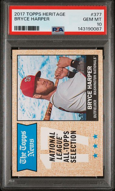 2017 Topps Topps Heritage #377 Bryce Harper front