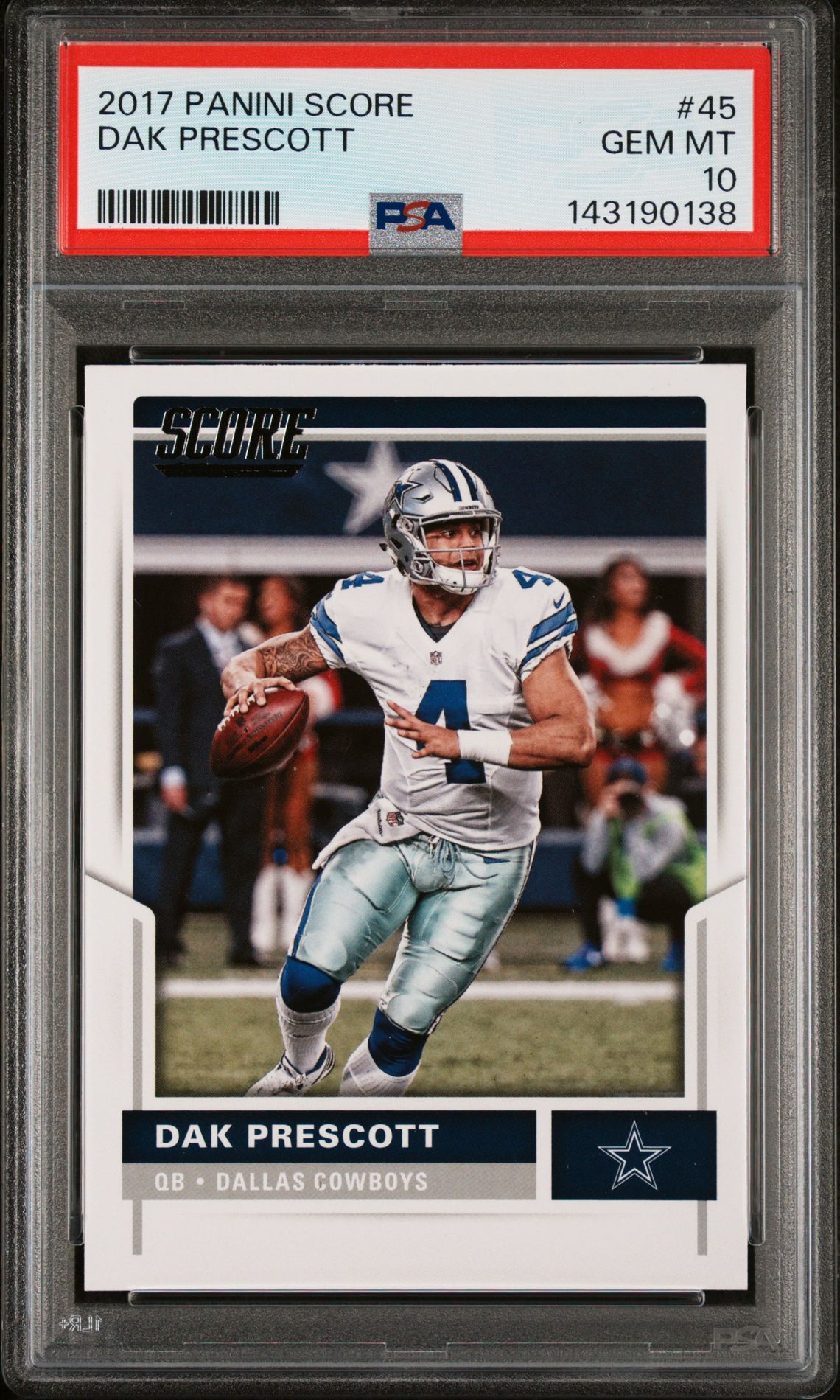 2017 Panini PANINI SCORE #45 Dak Prescott front