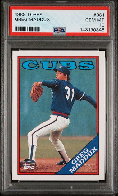 Topps Greg Maddux front