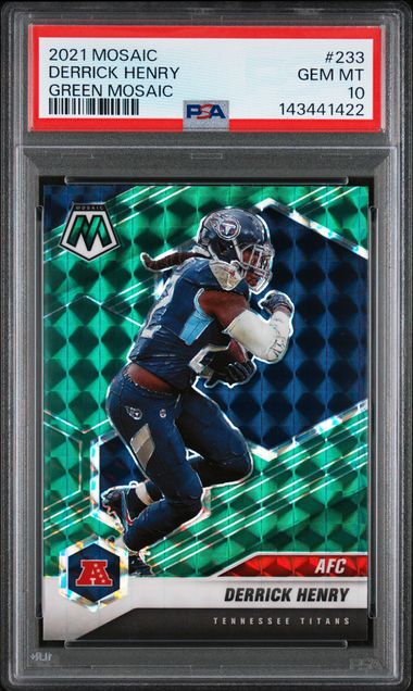 2021 Panini Mosaic Green #233 Derrick Henry front