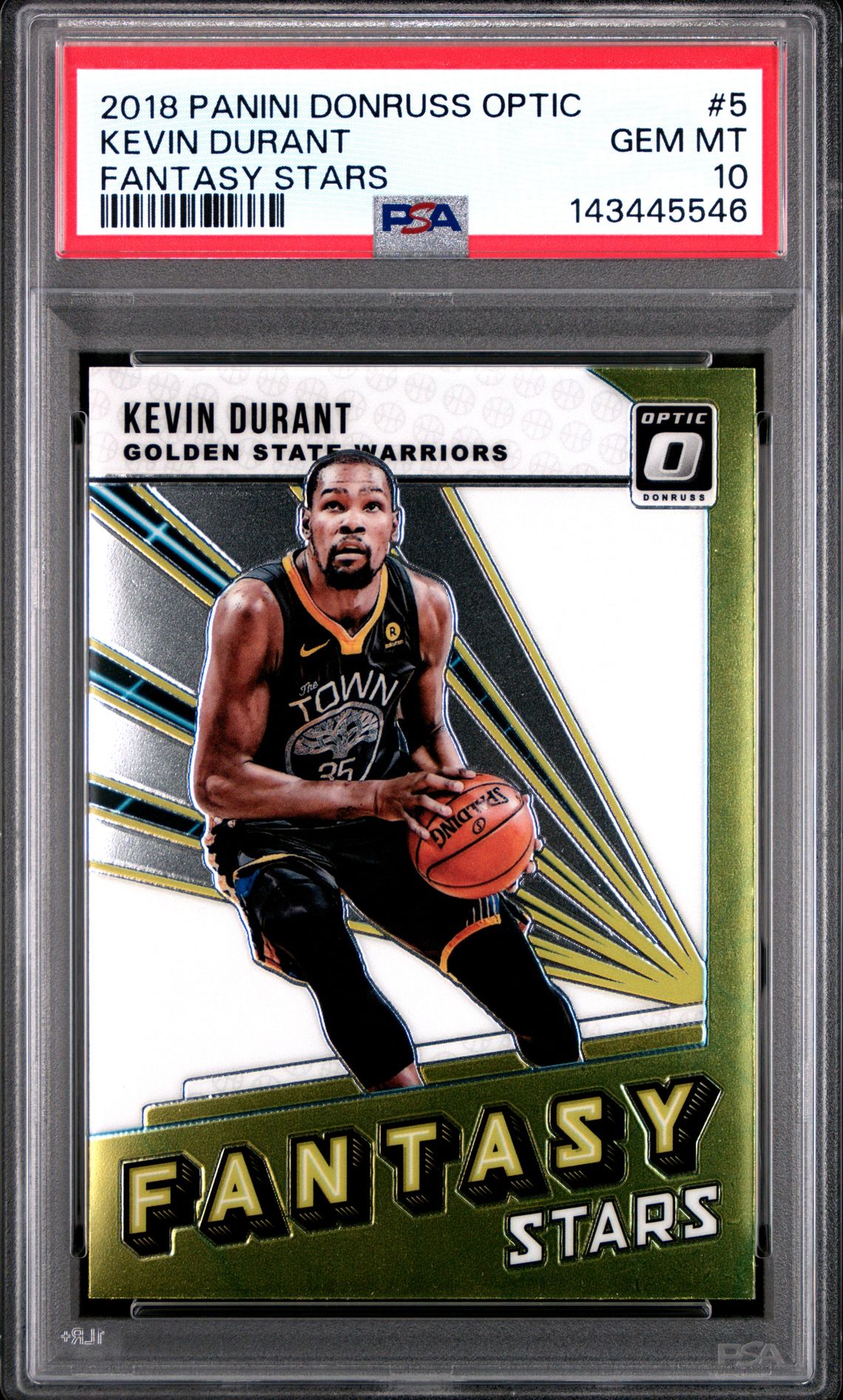 2018 Panini PANINI DONRUSS OPTIC FANTASY STARS #5 Kevin Durant front