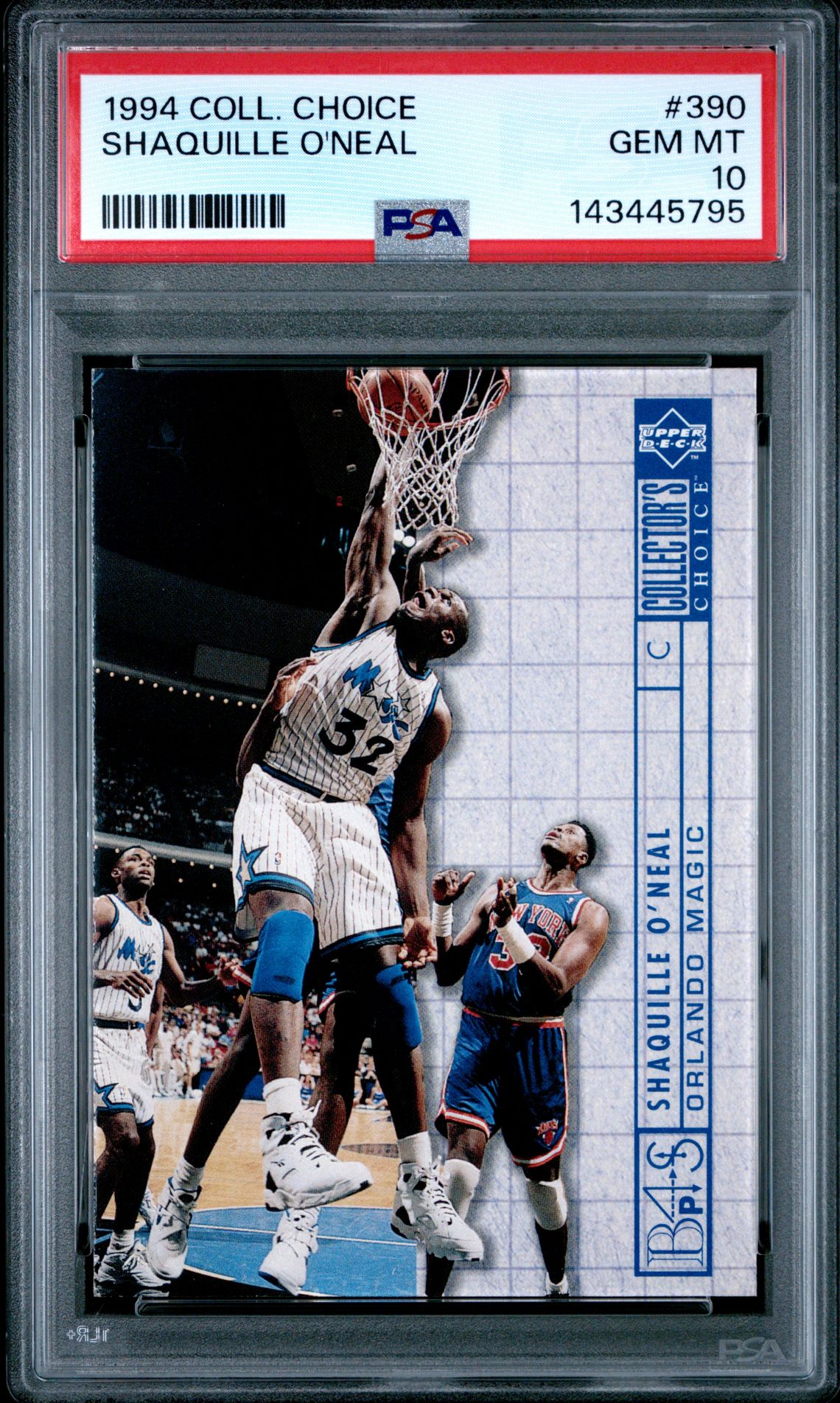 1994 COLLECTOR'S CHOICE #390 Shaquille O'Neal front