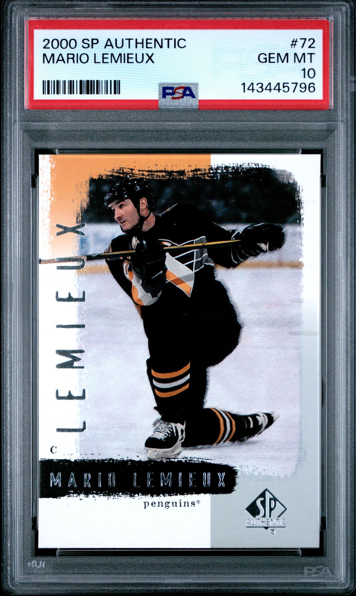 2000 Upper Deck SP AUTHENTIC #72 Mario Lemieux front