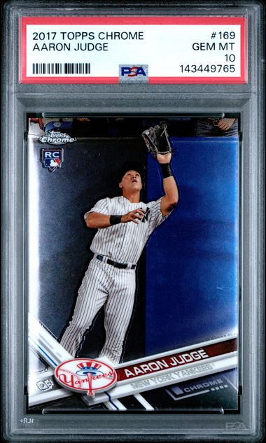 2017 Topps TOPPS CHROME #169 Aaron Judge front