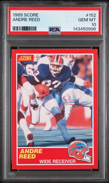 1989 Score #152 Andre Reed front