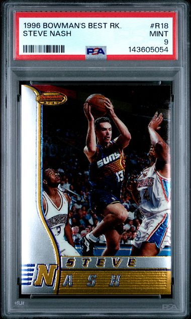 1996 Bowman Bowman's Best #R18 Steve Nash front