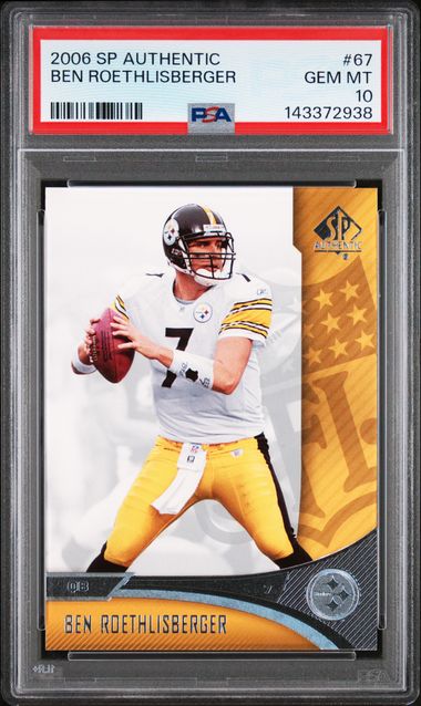 2006 Upper Deck SP Authentic #67 Ben Roethlisberger front