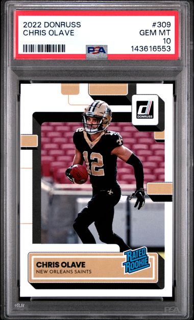 2022 Panini Donruss Rated Rookie #309 Chris Olave front