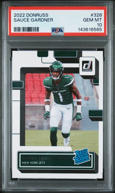 2022 Panini Donruss Rated Rookie #328 Ahmad"sauce"gardner front