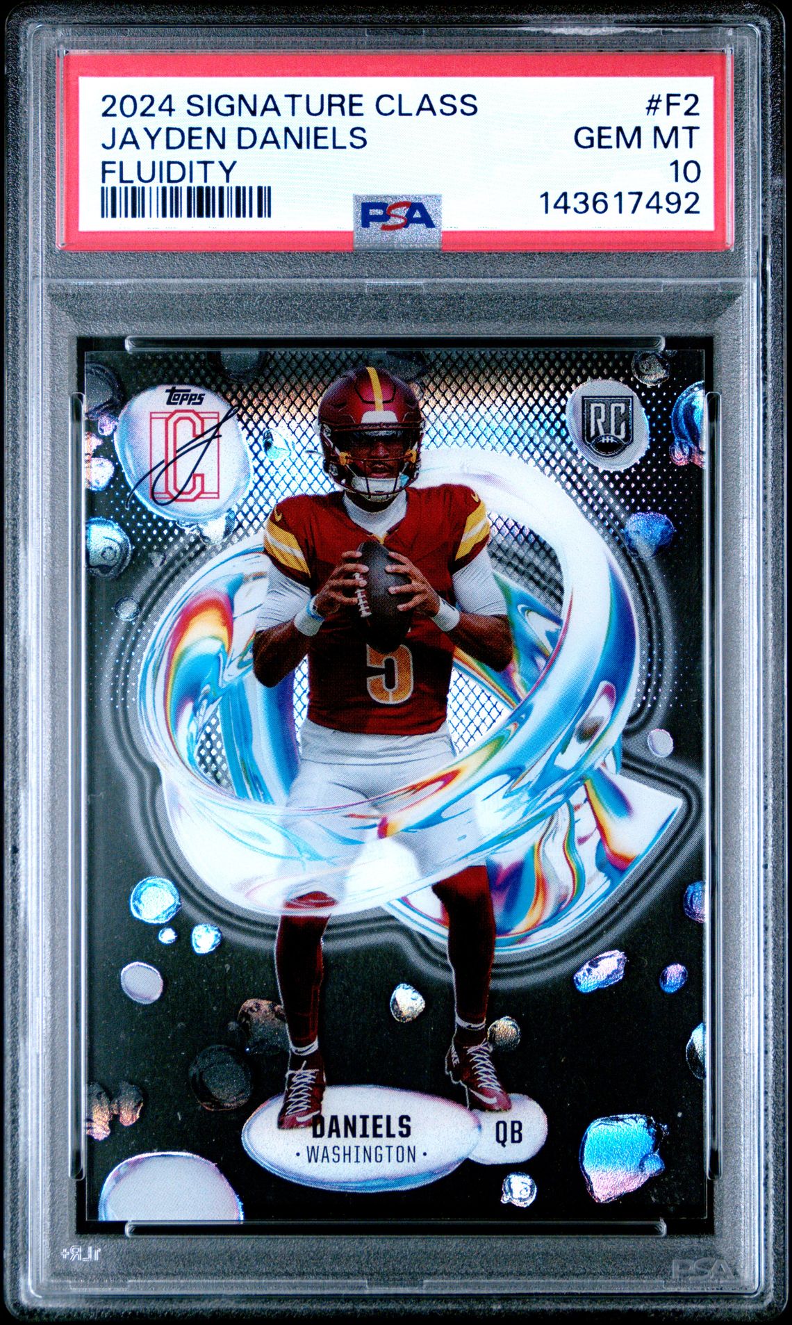 2024 Topps TOPPS SIGNATURE CLASS FLUIDITY #F2 Jayden Daniels front
