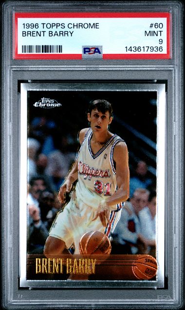 1996 Topps Topps Chrome #60 Brent Barry front
