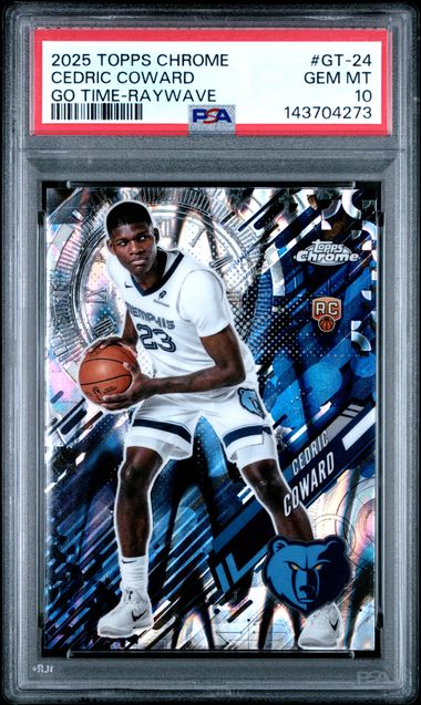 2025 Topps Topps Chrome Refractor #GT-24 Cedric Coward Go front