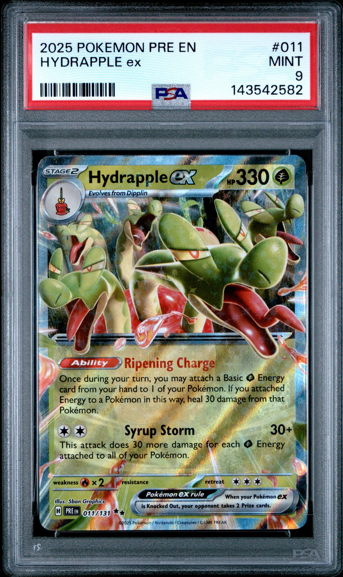 2025 Pokemon POKEMON PRE EN-PRISMATIC EVOLUTIONS #011 Hydrapple Ex front
