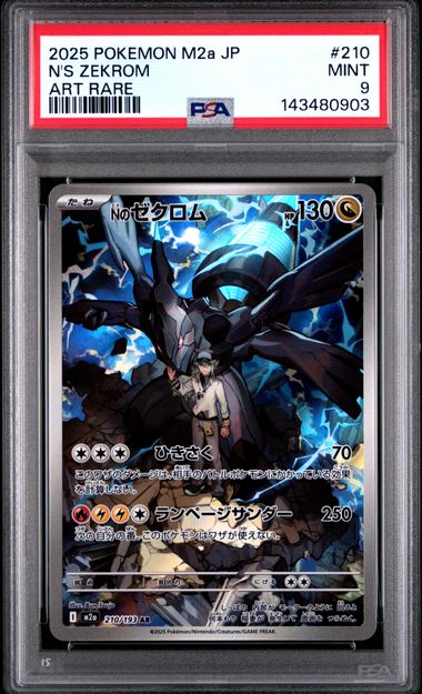 2025 Pokemon ART RARE #210 N's Zekrom front