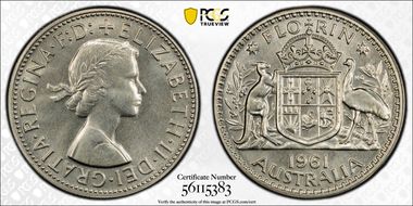 1961(m) Florin PR66