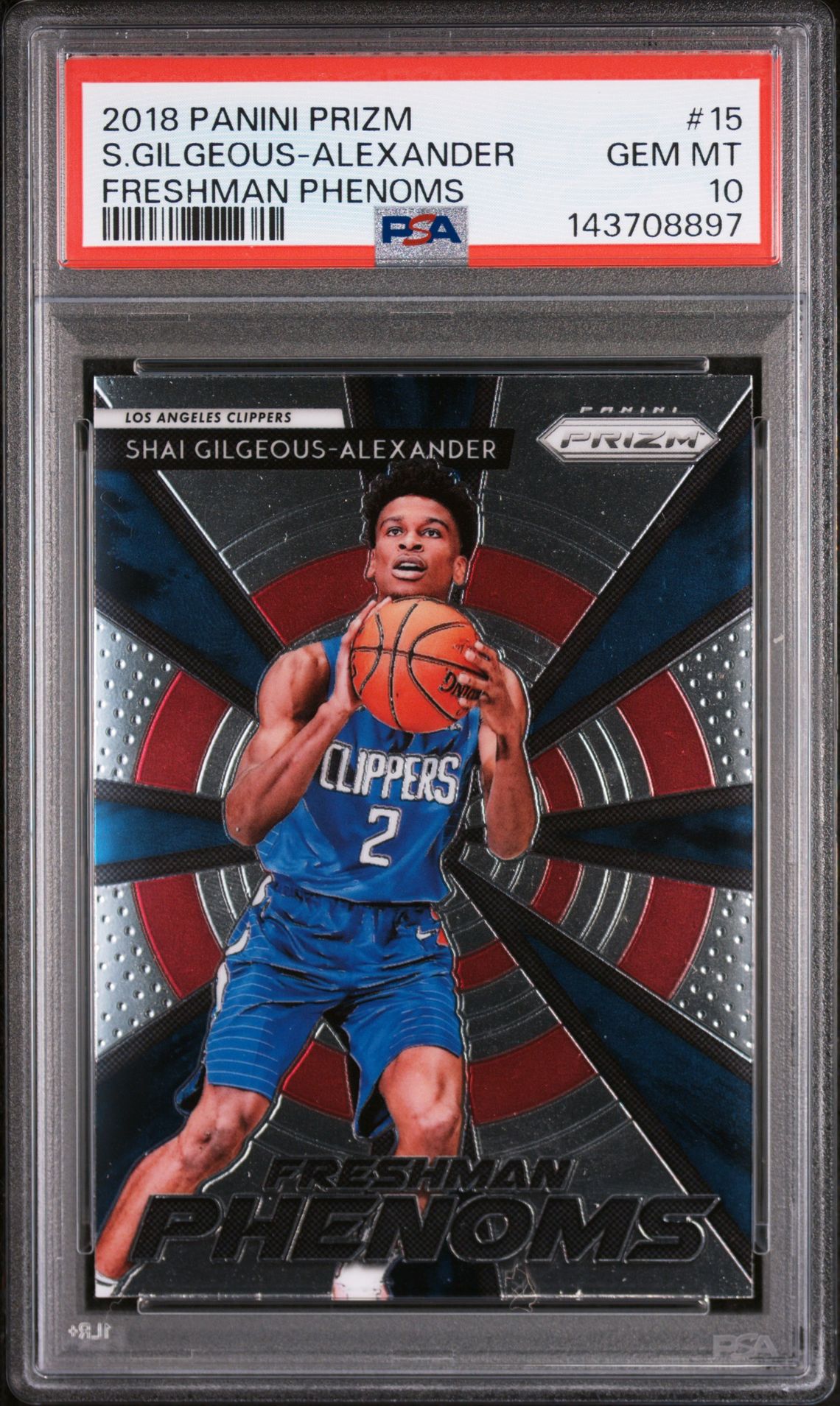 2018 Panini Prizm #15 S.Gilgeous-Alexander front