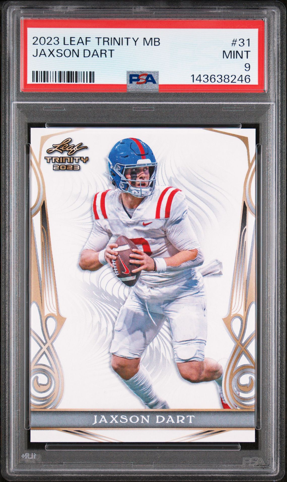 2023 Leaf LEAF TRINITY MEGA BOX #31 Jaxson Dart front