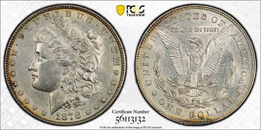 1878 7TF $1 Reverse of 1878 N1