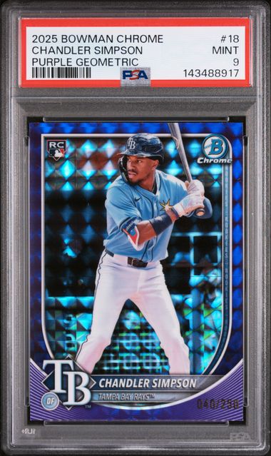 2025 Bowman BOWMAN CHROME Refractor #18 Chandler Simpson front