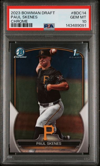 2023 Bowman Bowman Draft Chrome #BDC14 Paul Skenes front