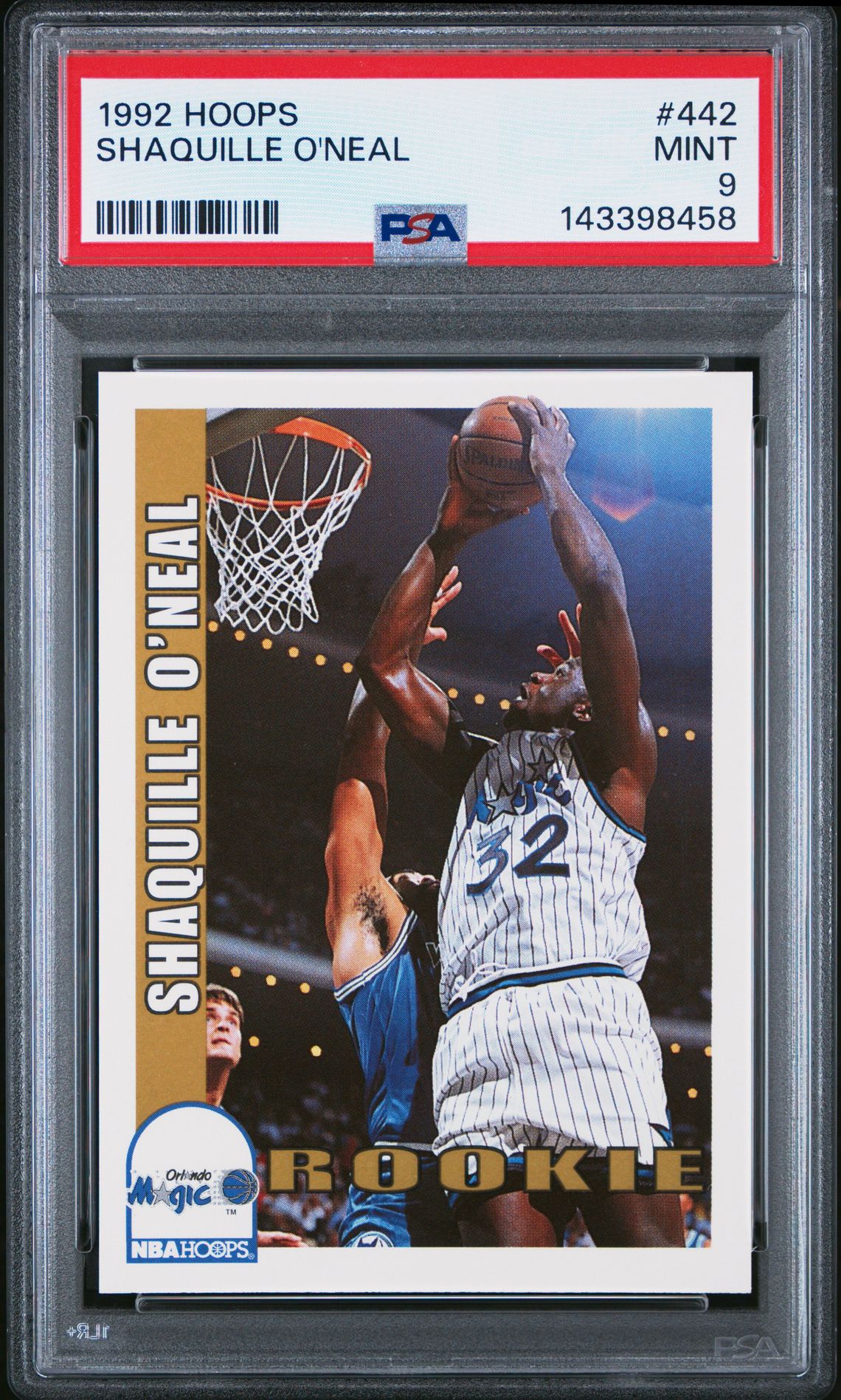 1992 Hoops HOOPS #442 Shaquille O'Neal front