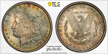 1884-O $1 MS63