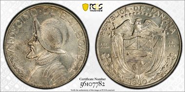 1930 1/10 B KM-10.1  Ag MS62