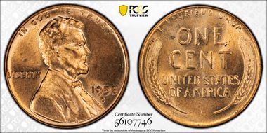 1958-D 1C MS63RD