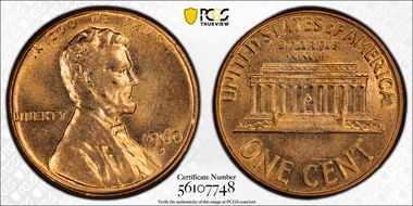 1960-D 1C Large Date MS65RD