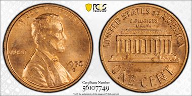 1970-S 1C Large Date MS64RD