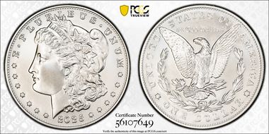 2025 $1 Morgan Dollar MS70