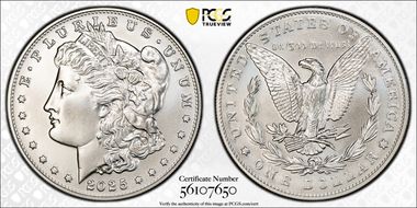2025 $1 Morgan Dollar MS70